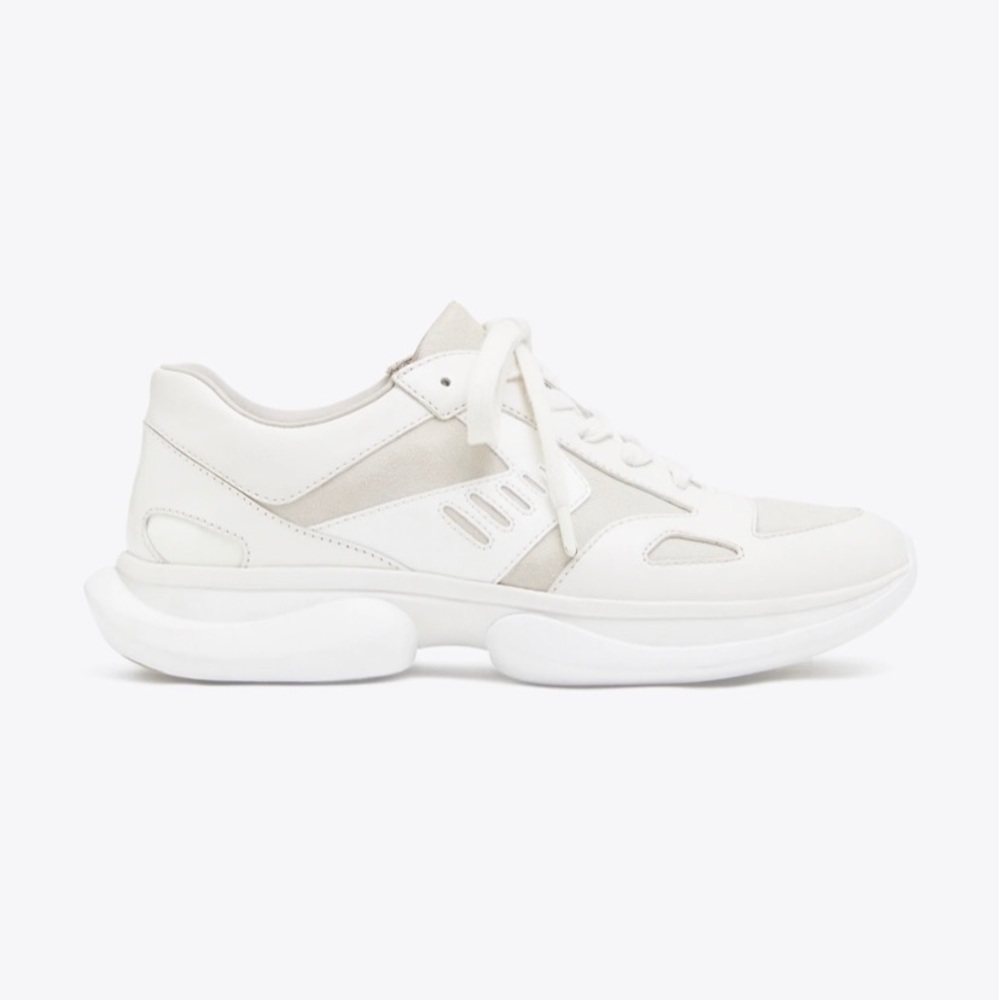 NWT! TORY BURCH SPORT WHITE BUBBLE SNEAKER